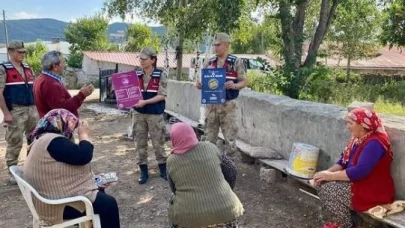 Jandarma ekipleri köylerde KADES’i anlattı