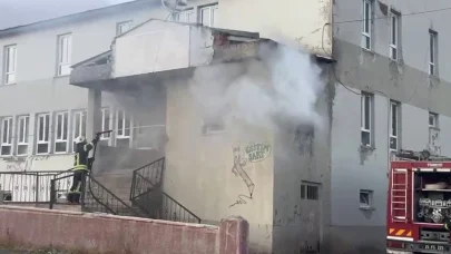 MEB'e ait ek binada yangın