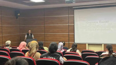 Kars’ta orman yangınları farkındalık eğitimi verildi