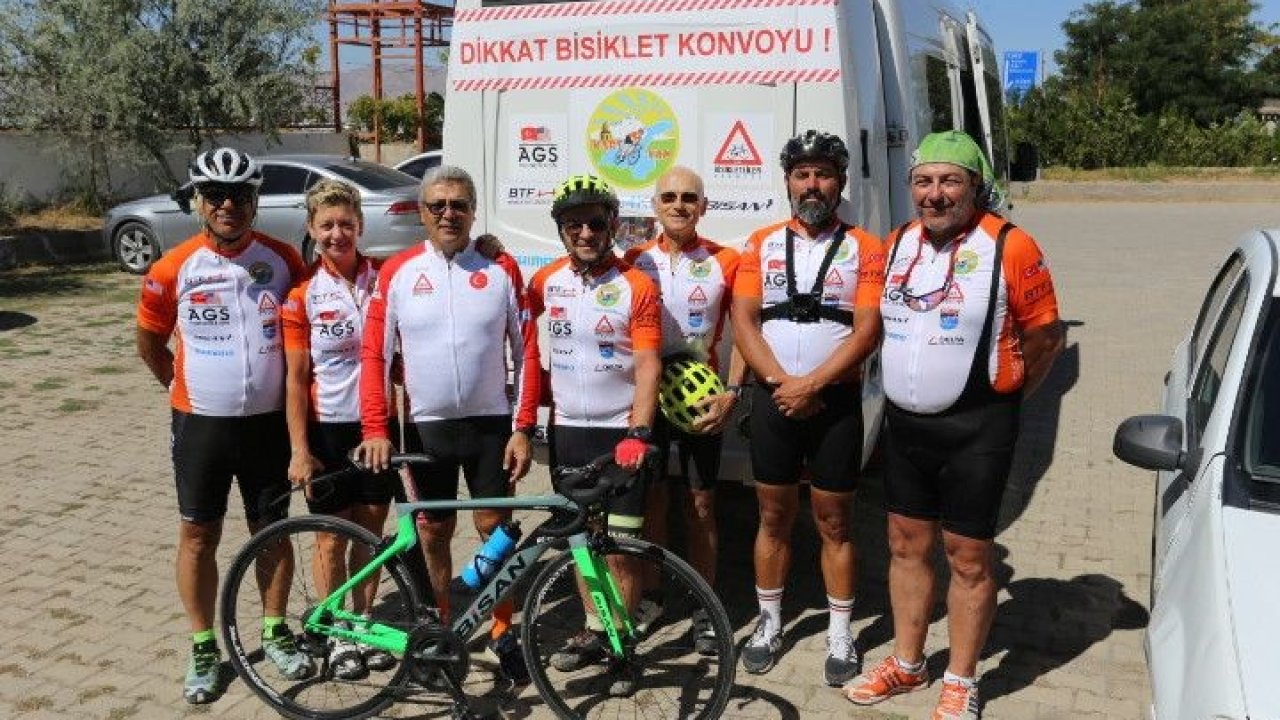 Türk ve ABD’li bisikletliler Patnos'ta