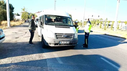 Taşımalı eğitim servisleri denetlendi