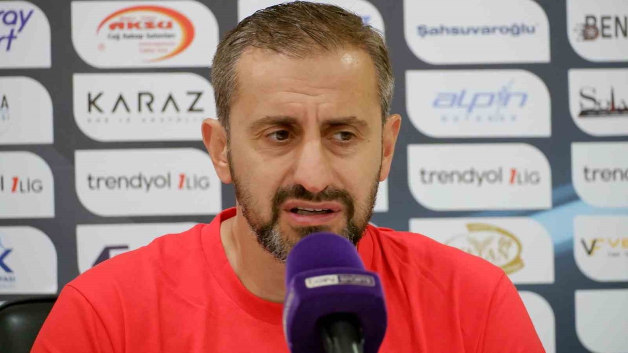 Serkan Özbalta: "Tempoyu yükseltmek isteyen bir takımız"