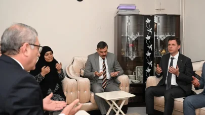 Vali Çiftçi, şehit annesini ziyaret etti