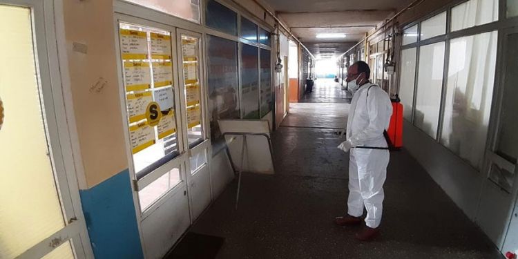 Kars’ta dezenfekte çalışmaları devam ediyor