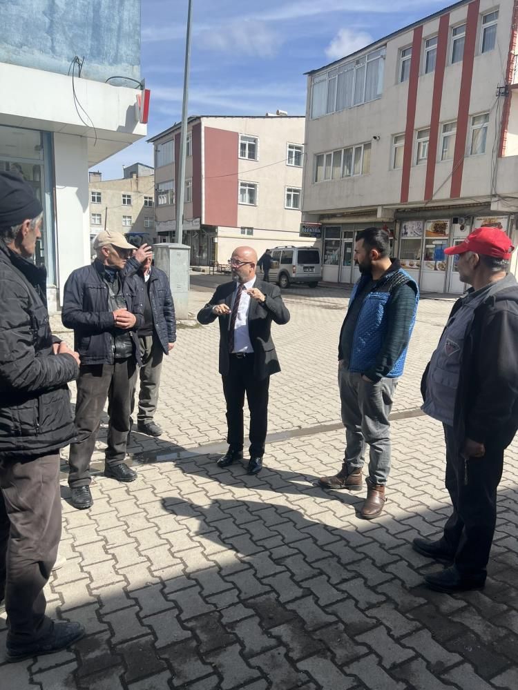 Selim Belediye Başkanı Coşkun Altun, esnafın sorunlarını dinledi