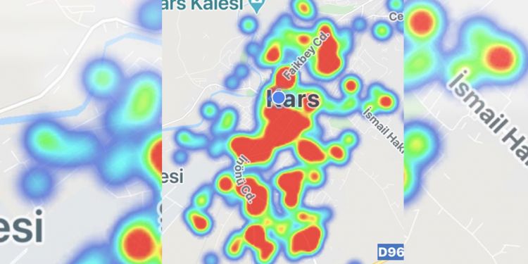Kars'ın koronavirüs haritası kızardı
