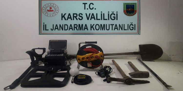 İzinsiz kazı yapan 6 şahıs yakalandı