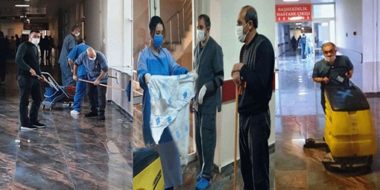 KAÜ’de COVID-19 hijyen çalışmaları sürüyor