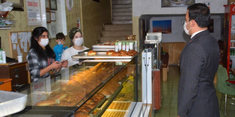 Sarıkamış'ta pandemi tedbirleri denetimleri devam ediyor