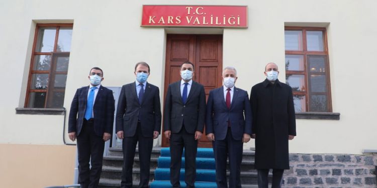 Bakan Yardımcısı Öktem ve Milletvekili Arslan, Vali Öksüz’ü ziyaret etti