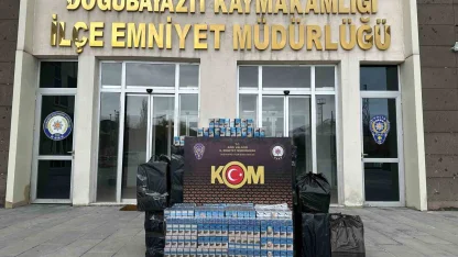 Ağrı’da kaçak sigara operasyonu: 2 tutuklama