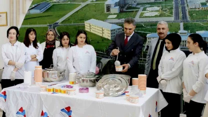 Ağrı’da öğrenciler yöresel lezzet "Gırar" çorbasını deneyimledi