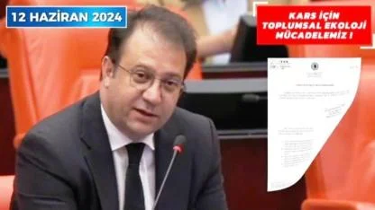 Alp: Kars için toplumsal ekoloji mücadelemiz devam edecek