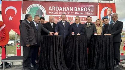 Ardahan Barosu tesis ve hizmet binasının temeli atıldı