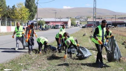 Ardahan sanayi sitesinde temizlik seferberliği