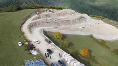 Ardahan'da afet konutları inşaatı sürüyor
