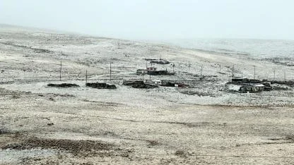 Ardahan'ın yüksek kesimleri beyaza büründü