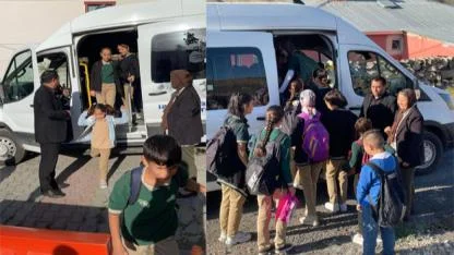 Başkan Oyman, ücretsiz okul servisi uygulaması başlattı