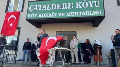 Çataldere'de köy konağı ve muhtarlık binası açıldı