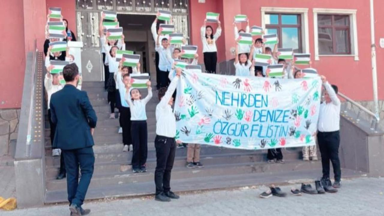 Cengiz Topel İlkokulunda Filistin etkinliği