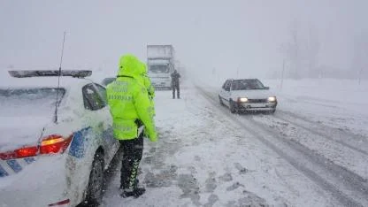 Erzincan’da yüksek kesimlere kar yağdı