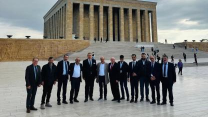 Göldalı Köyü Derneği’nin yeni yönetiminden Anıtkabir ziyareti