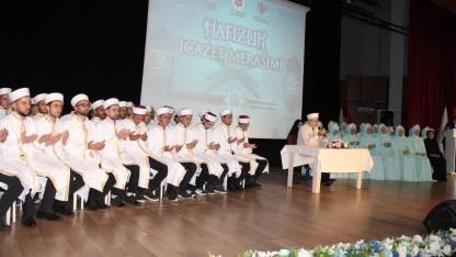 "Hafızlık İcazet Merasimi" düzenlendi