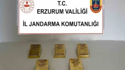 Horasan’da altın operasyonu