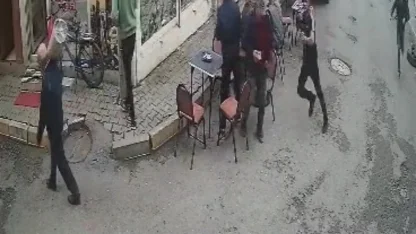 Iğdır’da silahlı kovalamaca güvenlik kamerasına yansıdı
