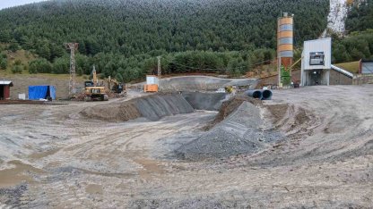 Ilgar dağı tünelinde çalışmalar kış sezonunda devam ediyor