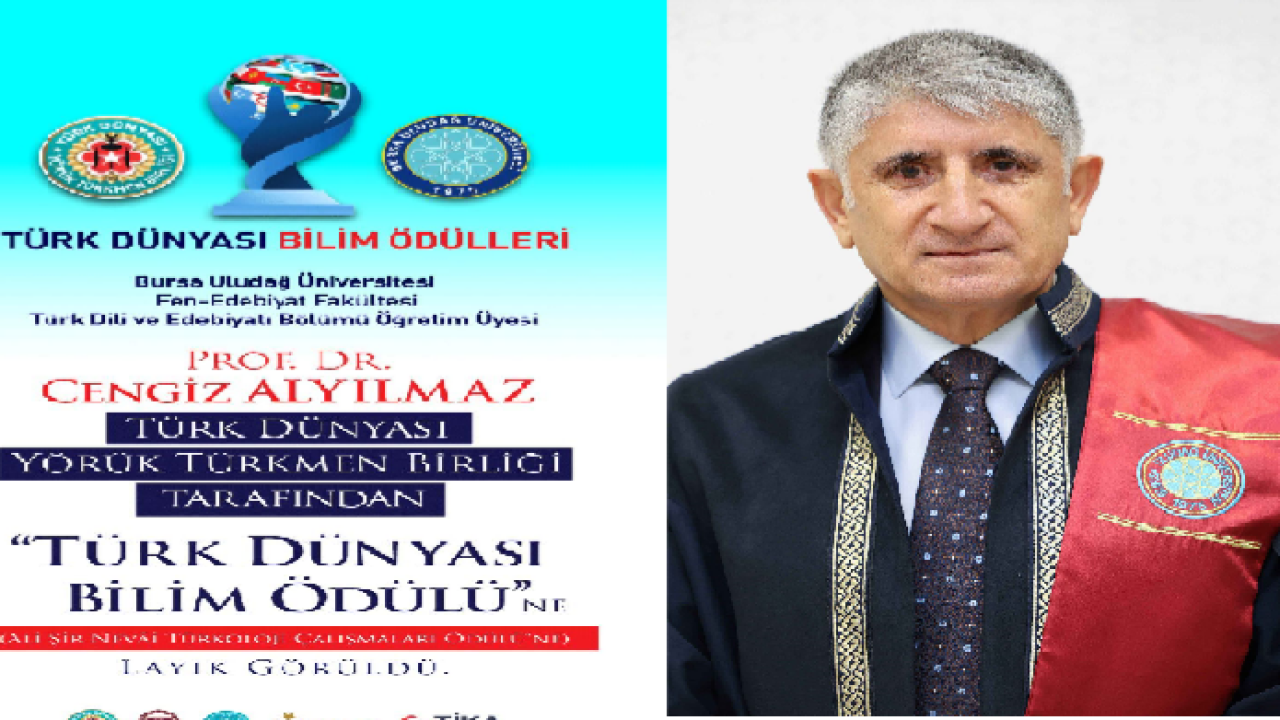 Karslı Prof. Dr. Cengiz Alyılmaz’a bilim ödülü