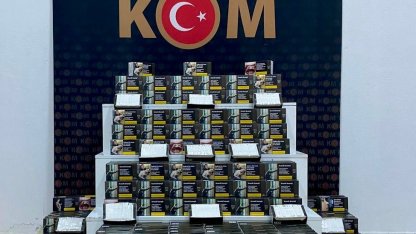 Kars’ta 100 bin boş makaron ele geçirildi
