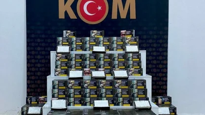 Kars’ta 100 bin boş makaron ele geçirildi