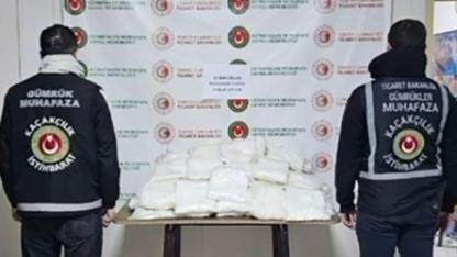 Lüks otomobilde 60 kilogram metamfetamin ele geçirildi