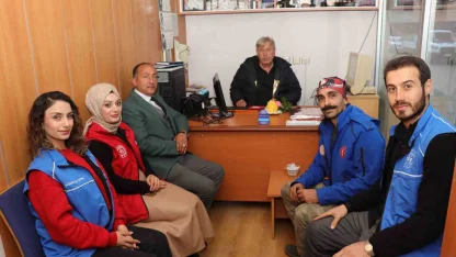 Oltu Gençlik Merkezi’nden Gazeteci Dursun Murat Aydın’a anlamlı ziyaret