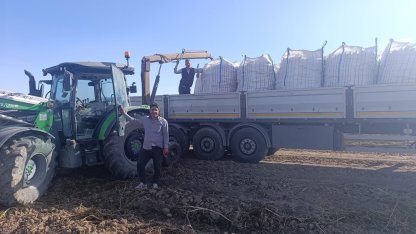 Patates sezonunda ilk hasat başladı