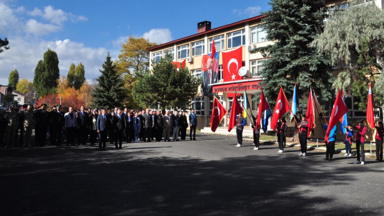 Susuz'da Cumhuriyet coşkusu başladı