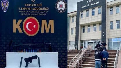 Susuz’da kaçak silah operasyonu