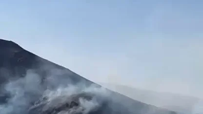 Dağlık alanda çıkan örtü yangını kontrol altına alındı