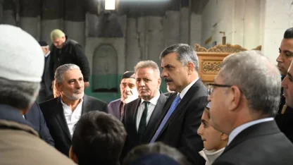 Vali Çiftçi, Taş Camide incelemelerde bulundu