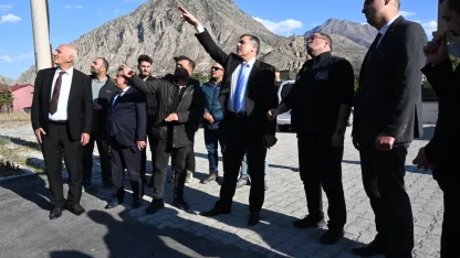 Vali Mustafa Çiftçi, Tortum ve Uzundere İlçelerinde incelemelerde bulundu