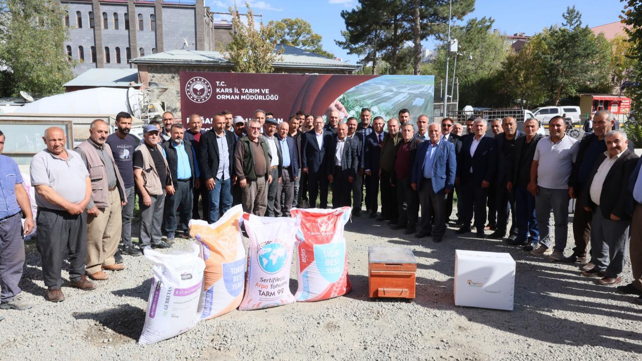 Zarara uğrayan üreticilere destek sağlandı