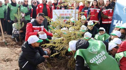 Aile Yılı’nda anlamlı buluşma: Aile Hatıra Ormanı’nda fidanlar toprakla buluştu