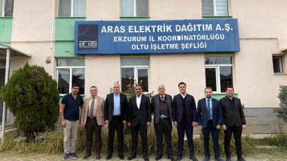 Aras EDAŞ üst yönetimi saha ziyaretlerinde