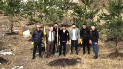 Ardahan Barosuna hediye edilen fidanlar toprakla buluşturuldu