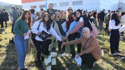 Ardahan Üniversitesi'nde "kampüste dikili bir ağacın olsun" etkinliği