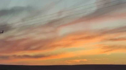 Ardahan’da gün doğumu mest etti