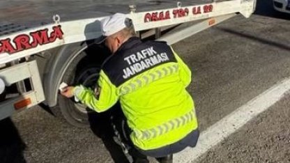 Kış lastiği denetimleri sürüyor