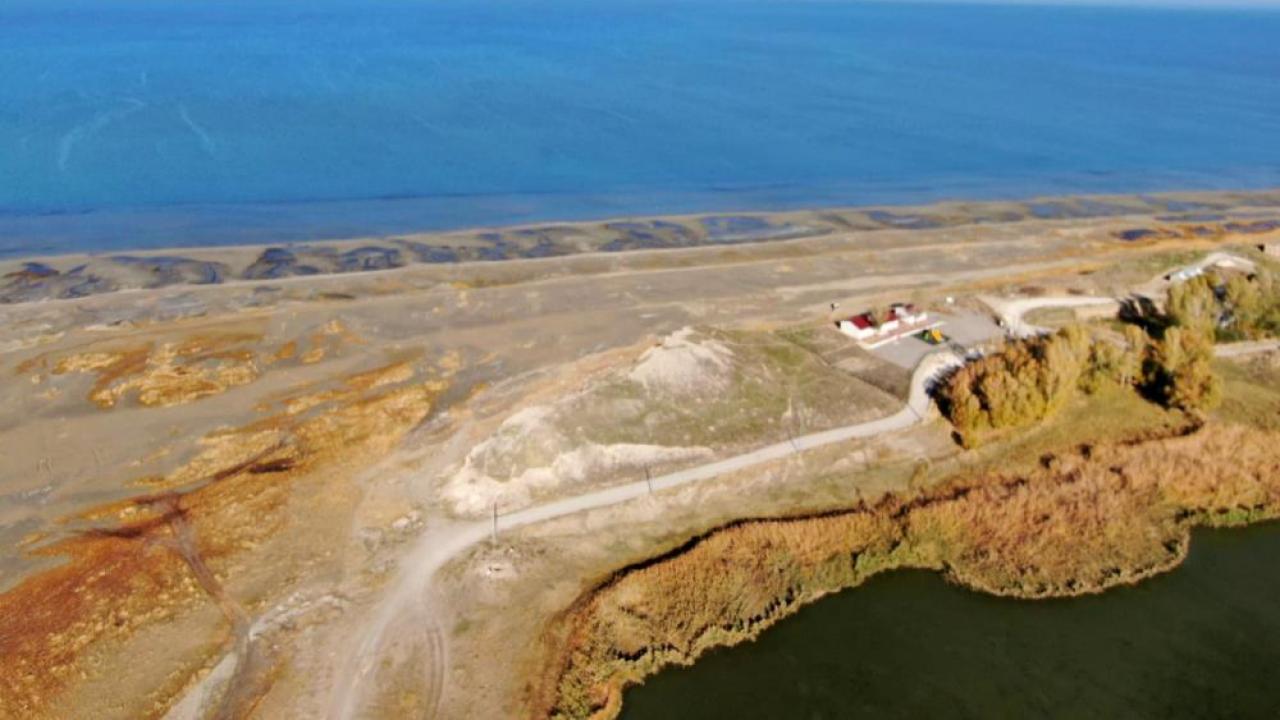 Bir zamanların plajı şimdilerin dev kara parçası oldu