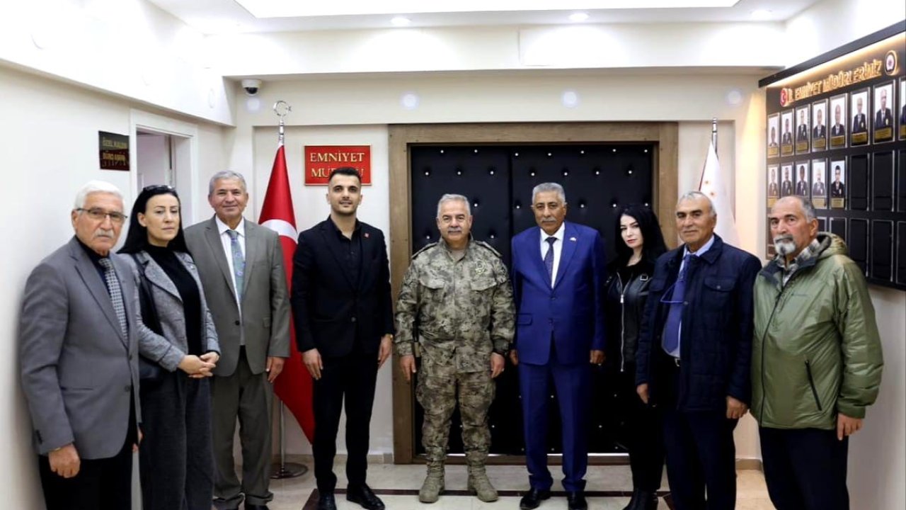 CHP Iğdır İl Başkanı Nizamettin Ada’dan Emniyet Müdürü Turgay’a ziyaret